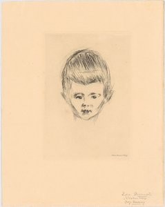 Portræt af Andreas Schwarz af Edvard Munch