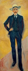 Portræt af Harry Graf Kessler 1868-1937, 1906. af Edvard Munch