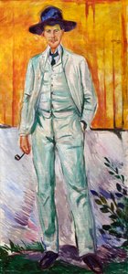 Portræt af maleren Ludvig Karsten af Edvard Munch