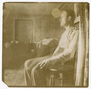 Selvportræt et eller andet sted på kontinentet I af Edvard Munch
