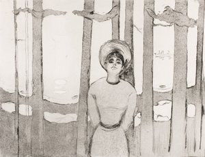 Sommernat, The Voice, 1894 af Edvard Munch