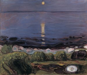 Sommernat ved stranden