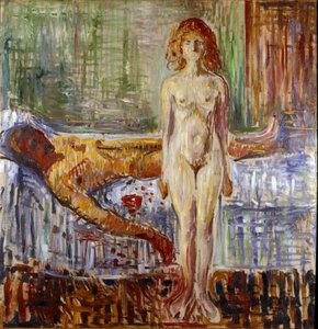 The Death of Marat II Maleri af Edvard Munch (1863-1944) af Edvard Munch
