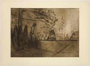 Haven om natten af Edvard Munch