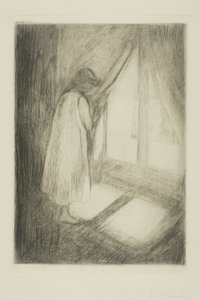 Pigen ved vinduet af Edvard Munch