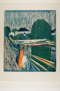 Pigerne på broen af Edvard Munch