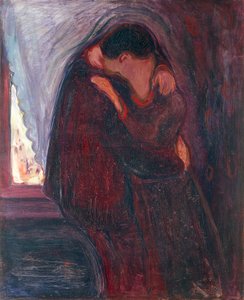 Kysset af Edvard Munch
