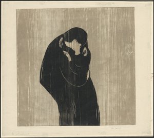 Kysset IV af Edvard Munch