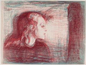 Det syge barn I af Edvard Munch