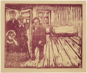 Lugten af død af Edvard Munch