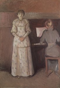 De to søstre, Ragnhild og Dagny Juel af Edvard Munch