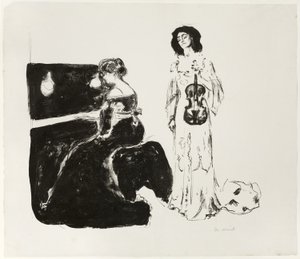 Violinkoncerten af Edvard Munch