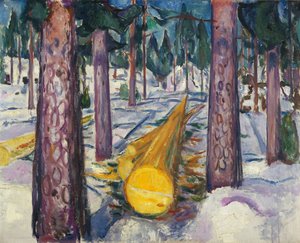 Den gule log af Edvard Munch