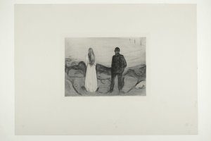 To mennesker. De ensomme af Edvard Munch