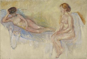 To nøgenbilleder, ca. 1902-3 (olie på lærred)