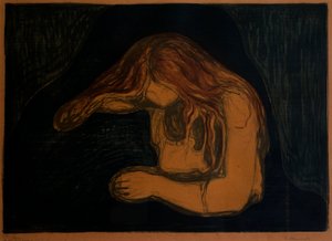 Vampyr (Vampyr II) af Edvard Munch