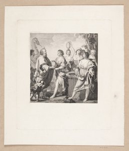 Elieser og Rebekka ved brønden af Edvard Sonne