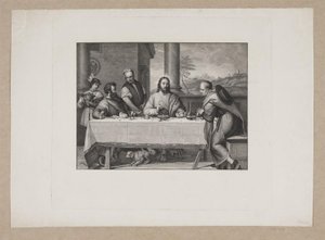 Kristus og Emmaus af Edvard Sonne