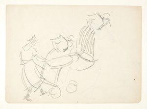 Figurstudie til Langelinie-billedet