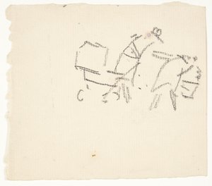 Figurstudier til Langelinje-billedet af Edvard Weie