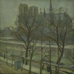 Fra Quai de la Tournelle, Paris af Edvard Weie