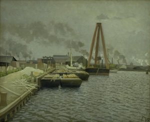 Refshaleøen. Københavns Havn af Edvard Weie