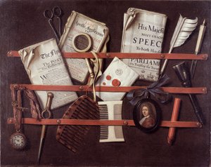 Brevstativ, c.1676 af Edwaert Colyer or Collier