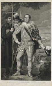 Landing af Christopher Columbus, indgraveret af David Edwin (1776-1841) af Edward (after) Savage