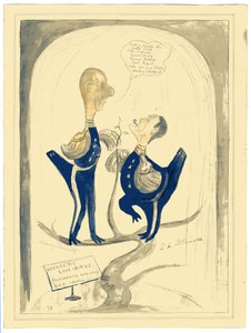 Harry Pennell og Dr. E.L.A. Atkinson, 1910-12 (wc & blyant på papir) af Edward Adrian Wilson