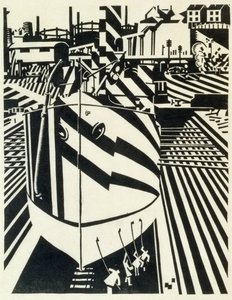 Liverpool Shipping af Edward Alexander Wadsworth