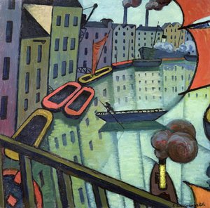 Rotherhithe (olie på lærred)