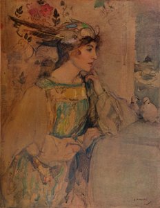 Ivrighjerte, c1900. af Edward Arthur Walton