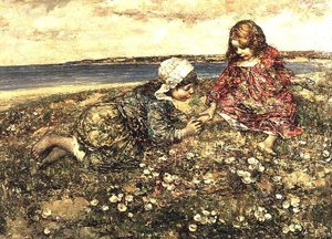 Indsamling af Primroser af Edward Atkinson Hornel