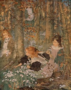 Forårets komme, 1899, c1930.