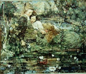 Liljedammen af Edward Atkinson Hornel