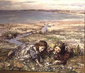 To piger på en strand