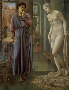 Pygmalion og billedet - Hånden afholder sig af Edward Burne Jones