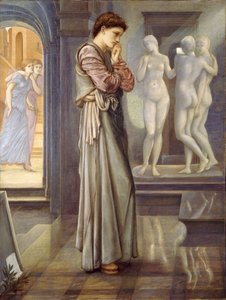 Pygmalion og billedet - Hjertet begærer af Edward Burne Jones