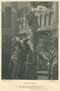 Illustration til Romeo og Julie af Edward Burne Jones