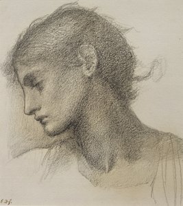 Studie af et hoved, for 