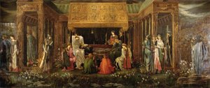 Arthurs sidste søvn i Avalon af Edward Burne Jones