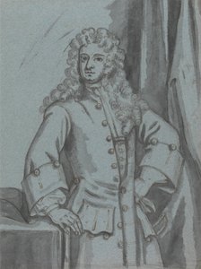 En gentleman, iført en frakke med lange knapper med store manchetter af Edward Byng