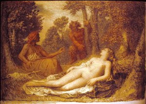 Diana (olie på papir)