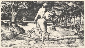Syndfloden, 1829. af Edward Calvert