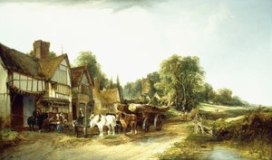 Trævognen, 1845 af Edward Charles Williams