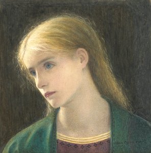 Evelyn Hope, 1870 (wc med udskrabning)