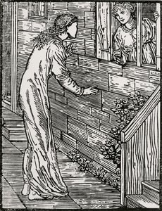 Kommer til det andet af Edward Coley (after) Burne Jones