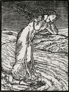 Psyche kaster sig i floden af Edward Coley (after) Burne Jones