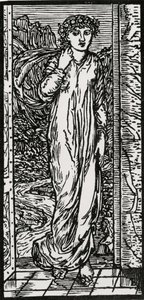 Psyke i haven af Edward Coley (after) Burne Jones