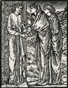 Andet besøg af Edward Coley (after) Burne Jones